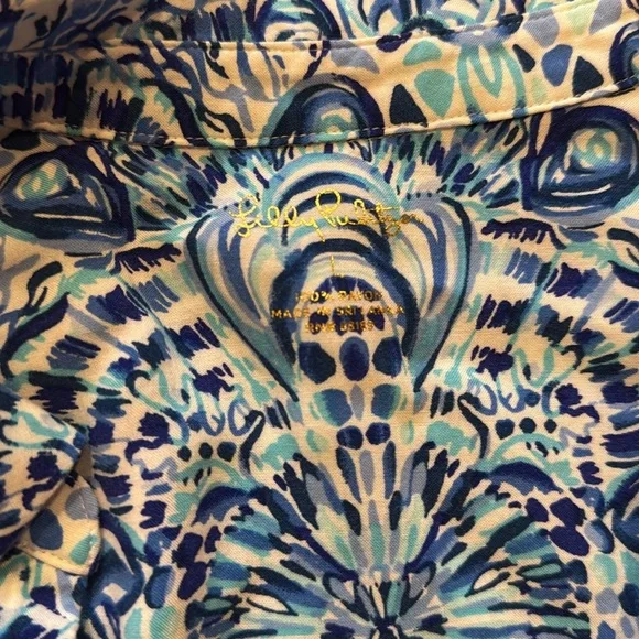 Lilly Pulitzer Lillith Tunic Dress - Call My Shell Phone - Picture 3 of 4